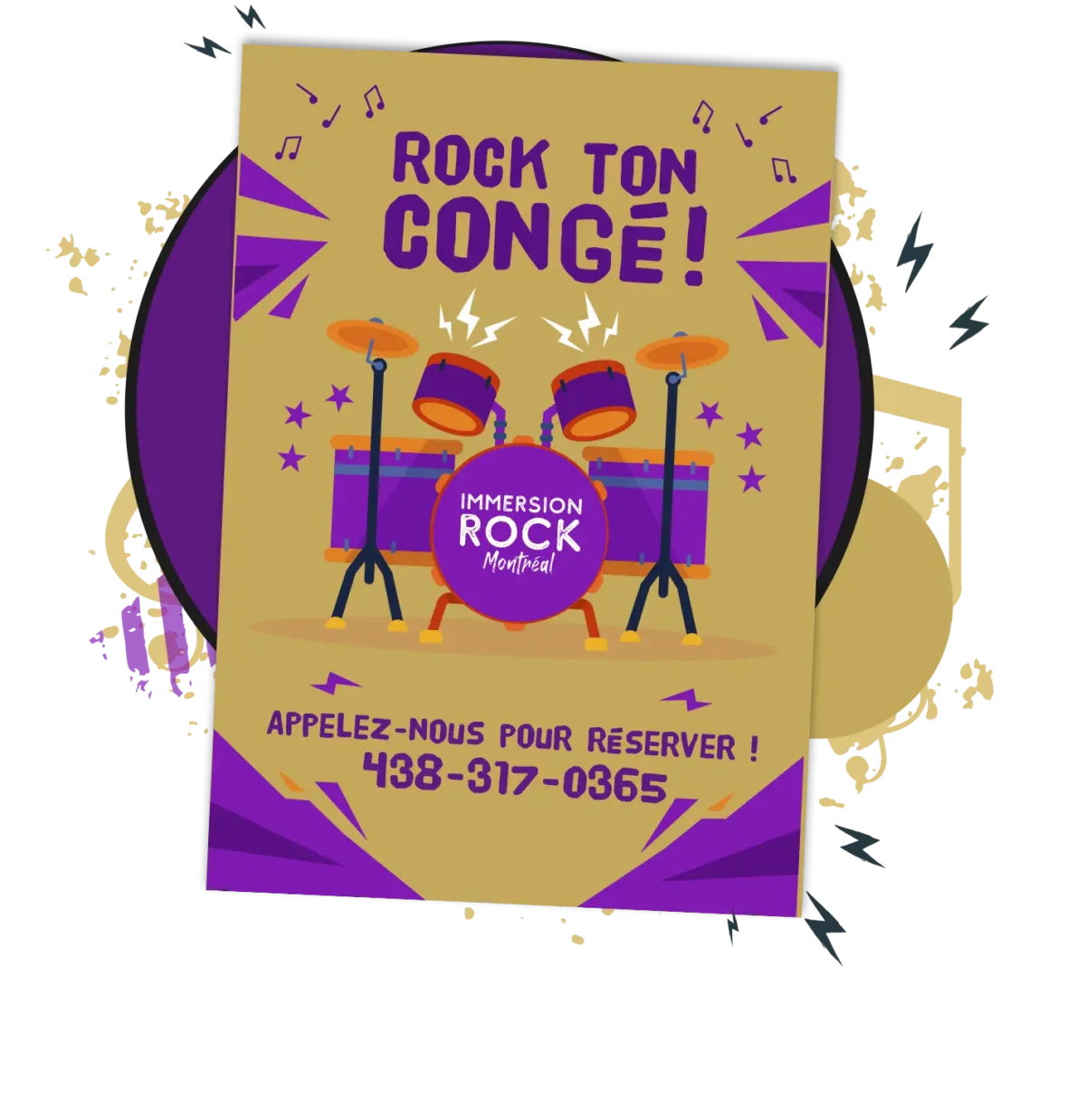 affiche-rock-ton-conge rock ton parasco